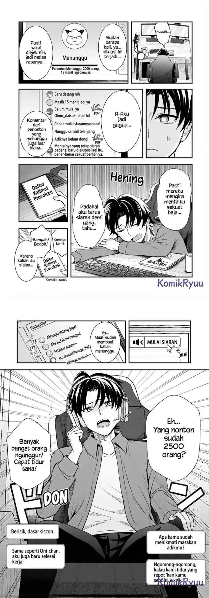 Aori-kei Game Haishinsha (Hatachi), Haishin no Kiri Wasure ni Yori Ii Hito Baresuru chapter 6 halaman 8