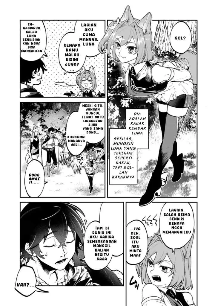 Isekai Summoner, Shinwa no Kaibutsu-tachi to Gendai de Musou suru: Uragirareta Moto Eiyuu wa, Aikasaname na Nakama to Heiwa ni Kurashitai chapter 2.1 halaman 9
