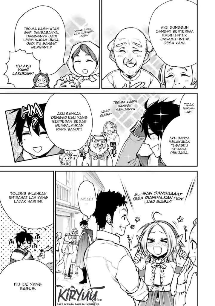 Saikyou no Madoshi. Hisa ni Ya wo Ukete Shimatta no de Inaka no Eihei ni Naru chapter 9.3 halaman 11