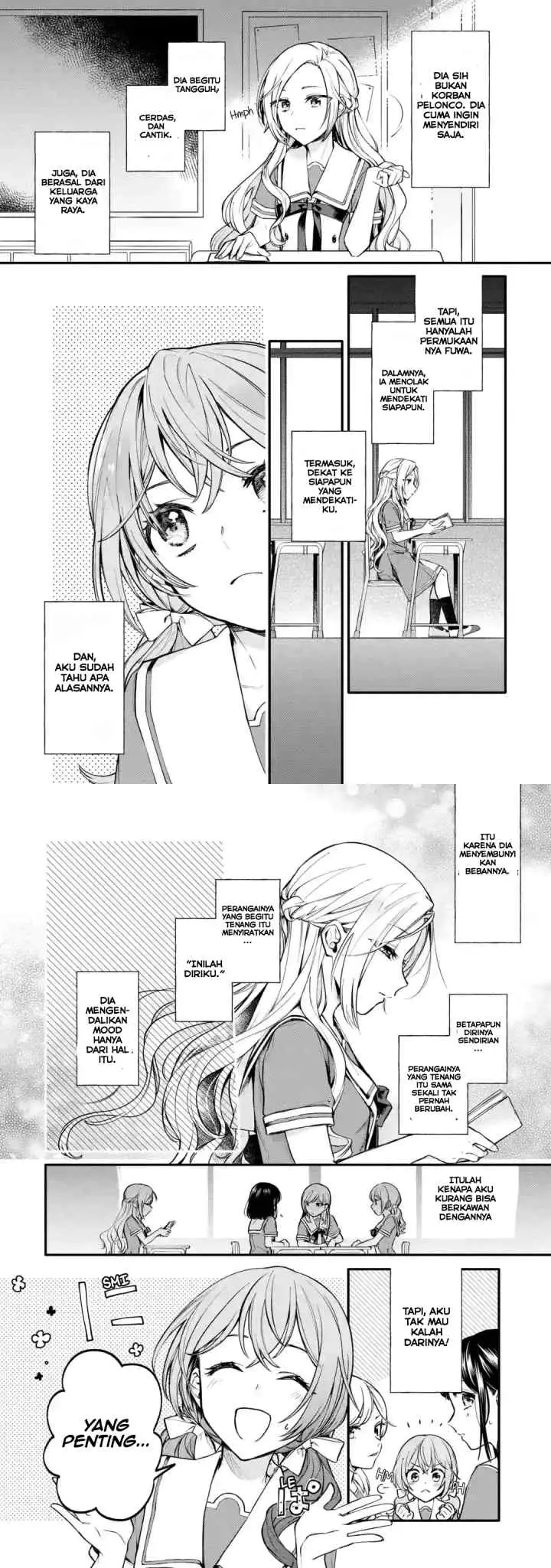 Onna Doushi to ka Arienai deshou to Iiharu Onna no ko wo, Hyakunichi kan de Tetteiteki ni Otosu Yuri no Ohanashi chapter 1 halaman 5
