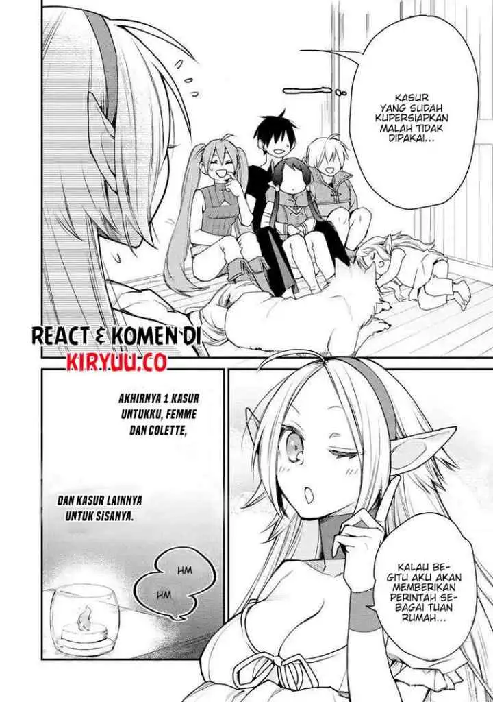 Saikyou no Madoshi. Hisa ni Ya wo Ukete Shimatta no de Inaka no Eihei ni Naru chapter 15.2 halaman 17